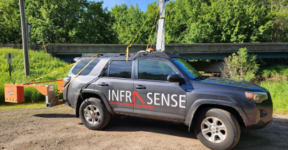 Vehicle-Based IR for Bridge Deck Scanning