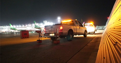 Infrasense Investigates Airport Pavement Structure using Ground Penetrating Radar (GPR) in San Francisco, California