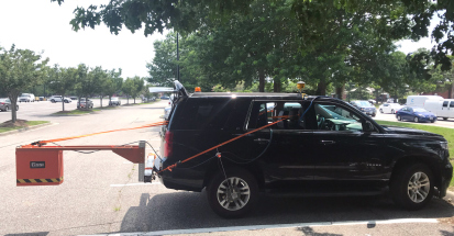 Infrasense Conducts QA for a Recently Paved Road in Virginia Beach, Virginia Using Ground Penetrating Radar (GPR)