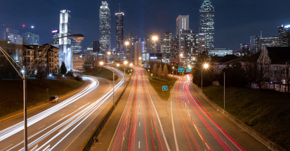 Infrasense Scans Highway Pavement Outside Atlanta, GA