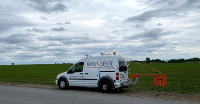 Pavement Layer Thickness Survey in Lewis County, New York