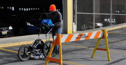 Parking Garage Deck Condition Evaluation Using GPR  in Portland, ME
