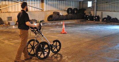 GPR Used to Map Concrete Deterioration and Rebar Depth and Spacing Multiple New York Parking Structures