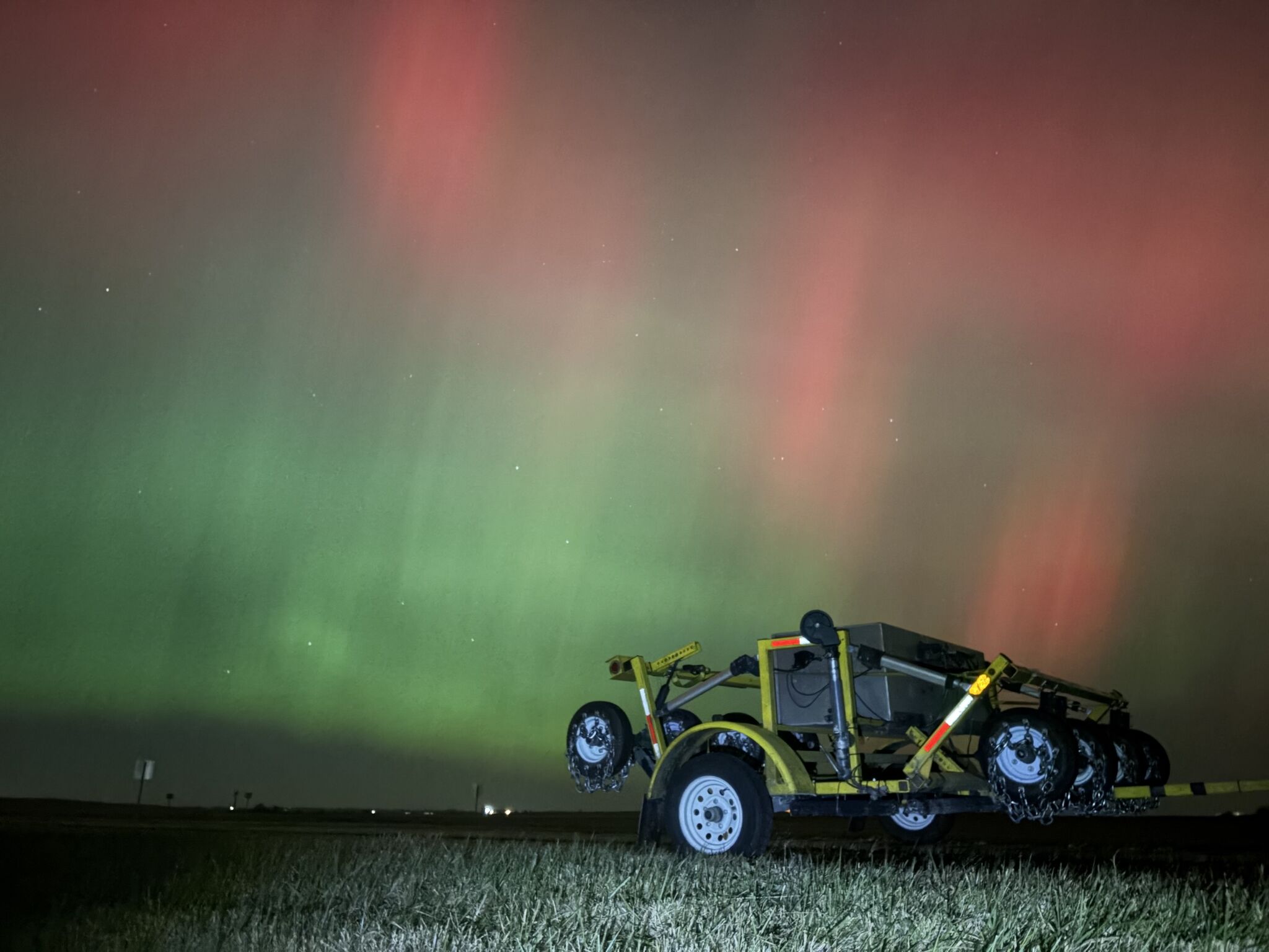 Northern Lights During Data Collection in Iowa